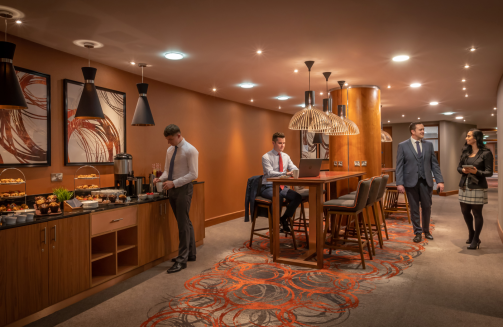 Clayton Hotel Belfast breakout space'